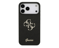 Guess Fixed Glitter Big 4G do iPhone 17 Pro Max czarny - 1365527 - zdjęcie 2